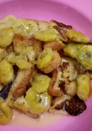 Foto resep Banana milky toast
