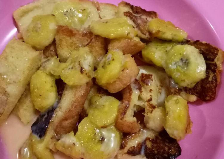 Resep Banana milky toast yang Bisa Manjain Lidah