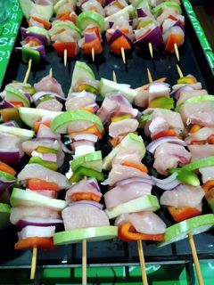 Una foto de Brochette de pollo Rapidísimas
