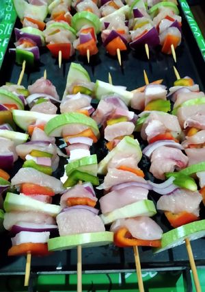 Una foto de Brochette de pollo Rapidísimas