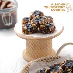 A picture of Almond Thumbprint Cookies (Gluten Free).