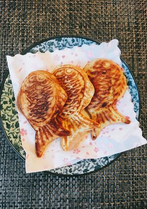 Hình của món Bánh Cá Taiyaki nhân hoa Anh Đào "Sakura paste"🌸-🌸.