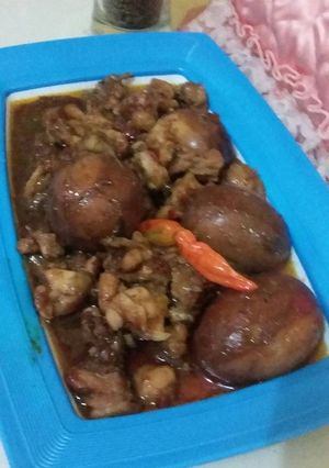 Foto resep Ayam kecap telur