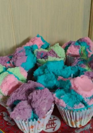 Foto resep Bolu Kukus Pelangi