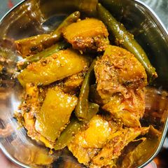A picture of Citron & Green chilli pickle.