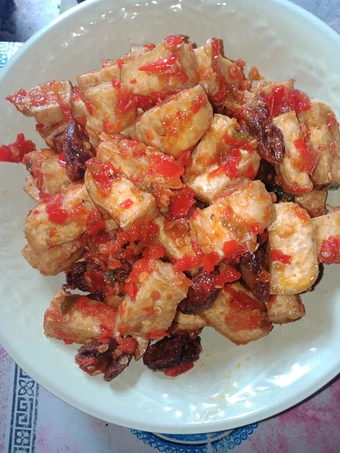 Cara Gampang Menyiapkan Resep 26. Sambal tahu jantung ayam yang Lezat Anti Ribet, Bisa Manjain Lidah