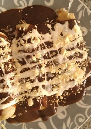 Una foto de Enchiladas de Mole