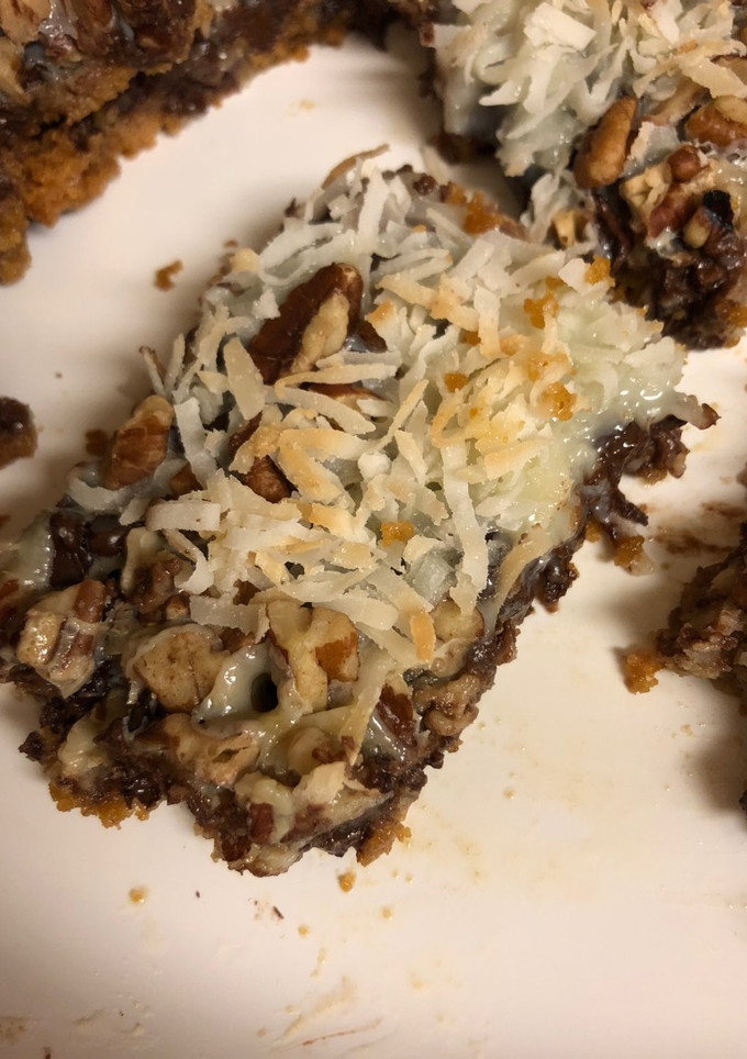 A picture of Magic Cookie Bars.