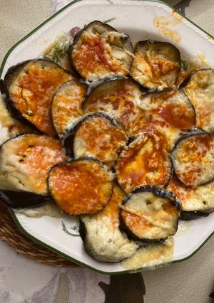 Una foto de Berenjena Parmesana rápida