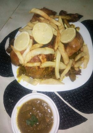 صورة لوصفة دجاج بالدغميرة (دجاج محمر)