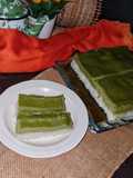 Kue Talam Ketan Matcha Srikaya