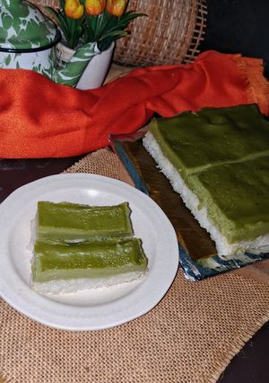 Foto resep Kue Talam Ketan Matcha Srikaya