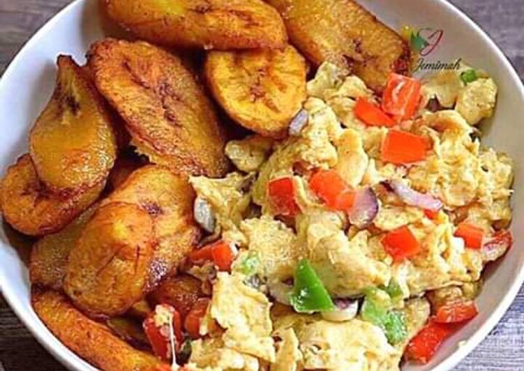 Simple Way to Prepare Any-night-of-the-week Plantain egg sauce