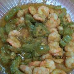 รูปของ Udang pare pedas