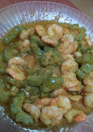 Foto resep Udang pare pedas