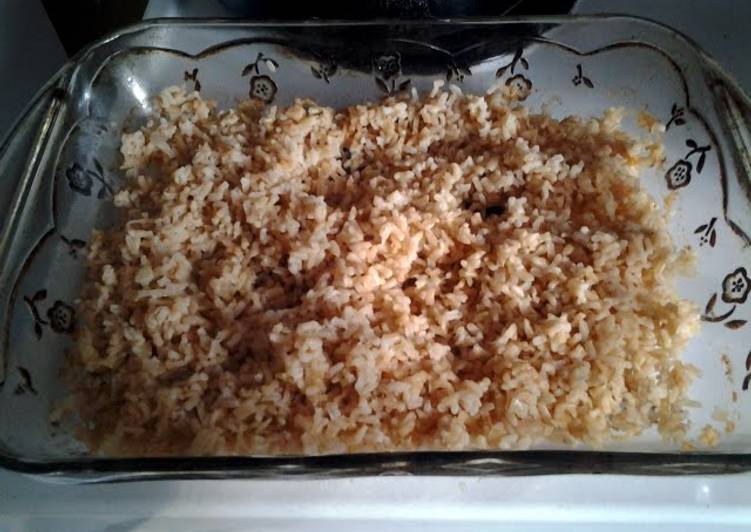 Recipe of Speedy baked brownrice
