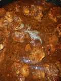 Cola de rez en salsa picoso
