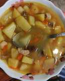 Суп с белыми грибами и куриным филе