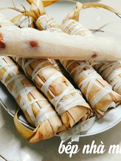Hình của món Bánh lá dừa không nhân.