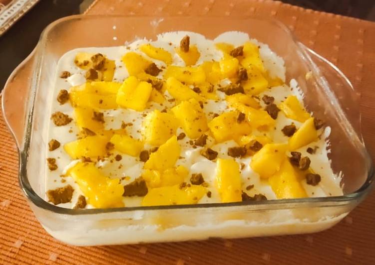 Steps to Prepare Homemade Mango dessert