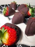 Strawberries with Chocolate and Cream