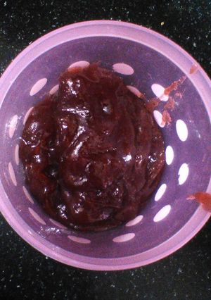 A picture of Homemade mixed fruits jam.