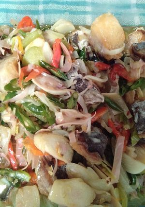Foto resep Asin jambal tumis kecombrang
