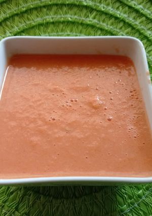 GAZPACHO a spanyol hideg zöldségleves 🇪🇦 🍅🥒🫑 recept fotója
