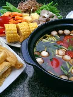 Hình của món Lẩu Thái Chay.
