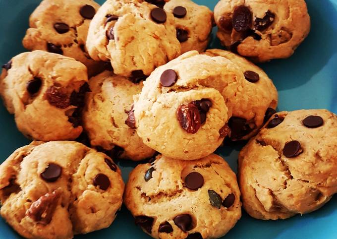 Cookies beurre de cacahuètes et Mms de Malou - Cookpad