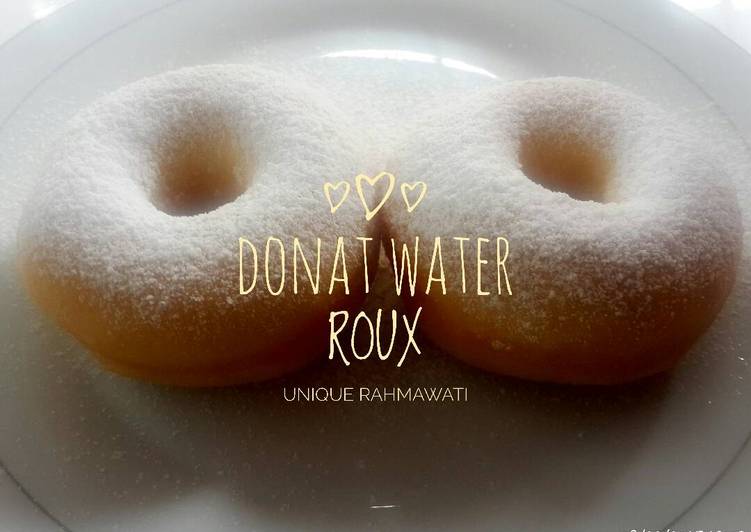 Donat water roux (tangzhong)