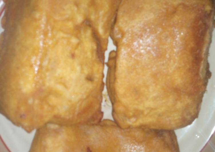 Fried bread in bean paste