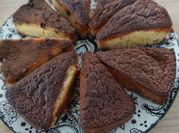 Une photo de gâteau au yaourt