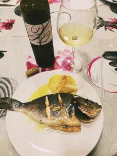 Una foto de Dorada al horno