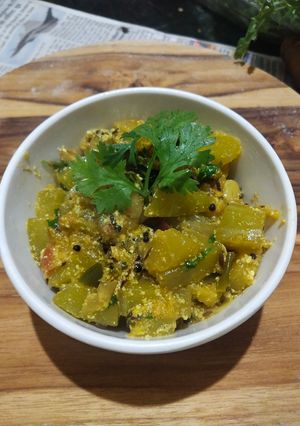 A picture of Dahi wale kaddu.