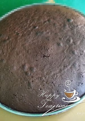 صورة لوصفة كيكة الكاكاو الهشة 😋😋