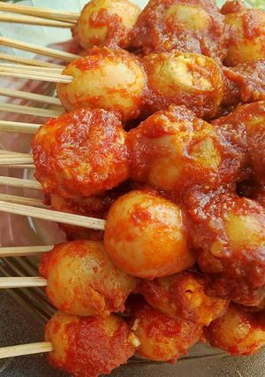 Foto resep Sate telur puyuh 🍡