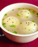 Soup khoai tây viên nhân thịt