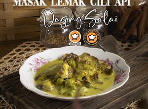 Gambar Masak Lemak Cili Api Daging Salai