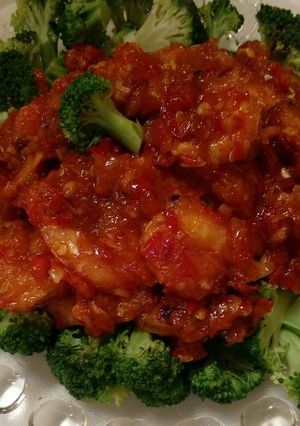 Foto resep Udang Sambal Brokoli