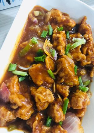 A picture of Chicken manchurian.