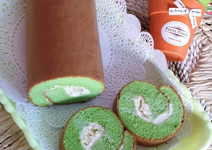 Bolu Gulung Pandan Keju Ekonomis