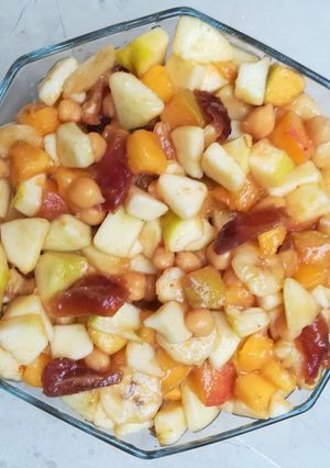 A picture of Juicy fruit chaat.
