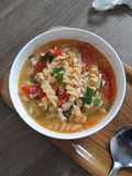 Sup Telur Fusilli