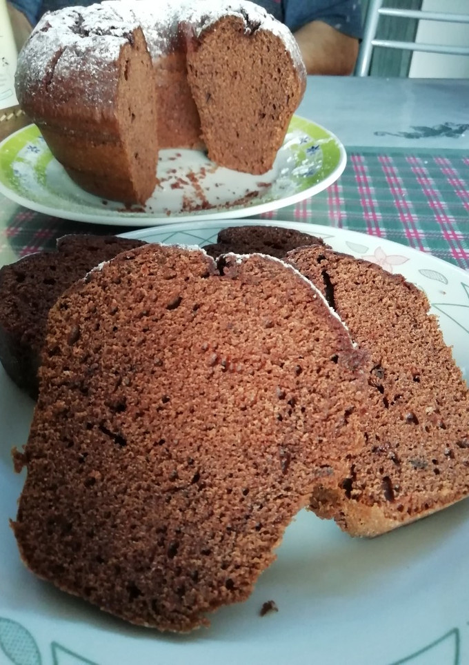 Una foto de Ciambella al cioccolato (budín muy chocolatoso! 🍫🍫)