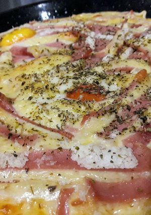 Una foto de Tarta de jamón y queso