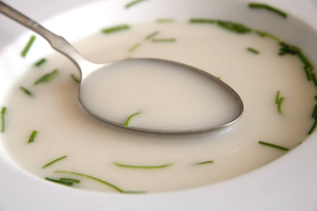 Fehérboros spárgakrémleves recept recept fotó