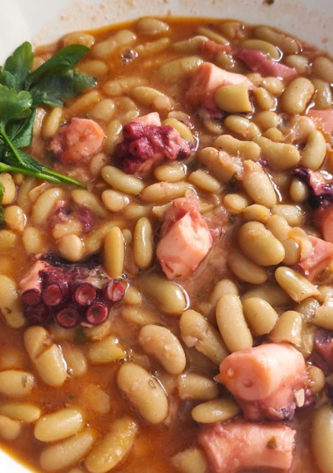 Una foto de Verdinas con pulpo