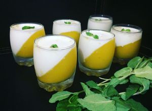 Una foto de Panacota con mango 🍨
