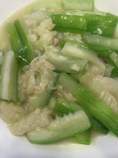 蒜炒絲瓜 的食譜成品照片